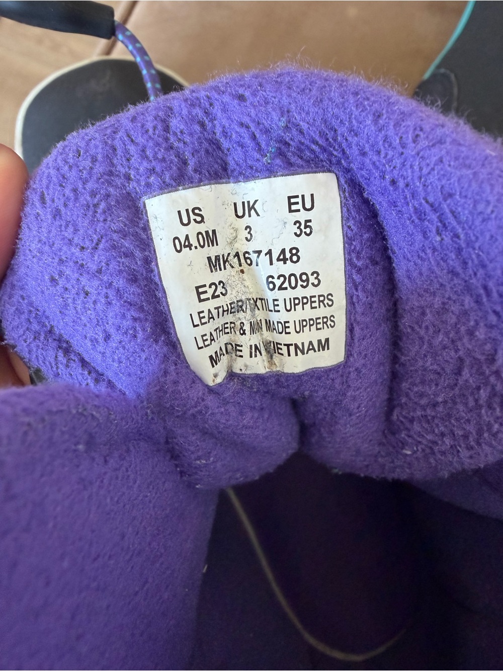 Merrell Kids Waterproof Winter Snow Boots Purple Black Size 4 Youth Insulated - Picture 4 of 6